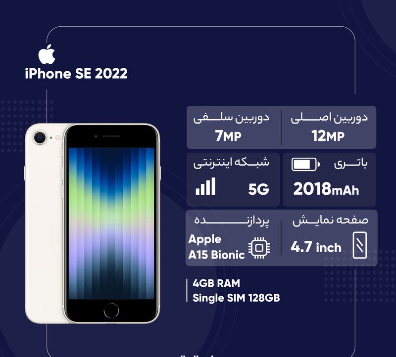 راهنمای خرید و مقایسه گوشی iPhone 11 و iPhone SE 2022 JA 🤔 - اینفوفون