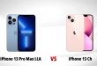 بررسی و مقایسه گوشی Iphone 13 Pro Max LLA و Iphone 13 CH