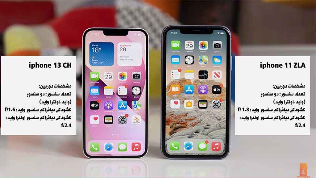 iphone 11 vs iphone 13 compersion
