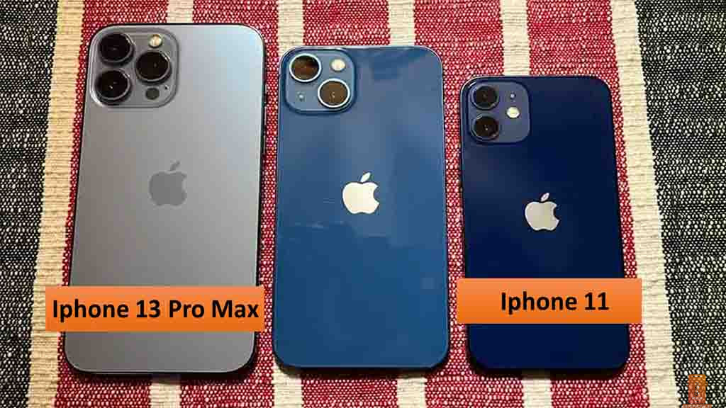 بررسی و مقایسه گوشی Iphone 13 Pro Max و Iphone 11 