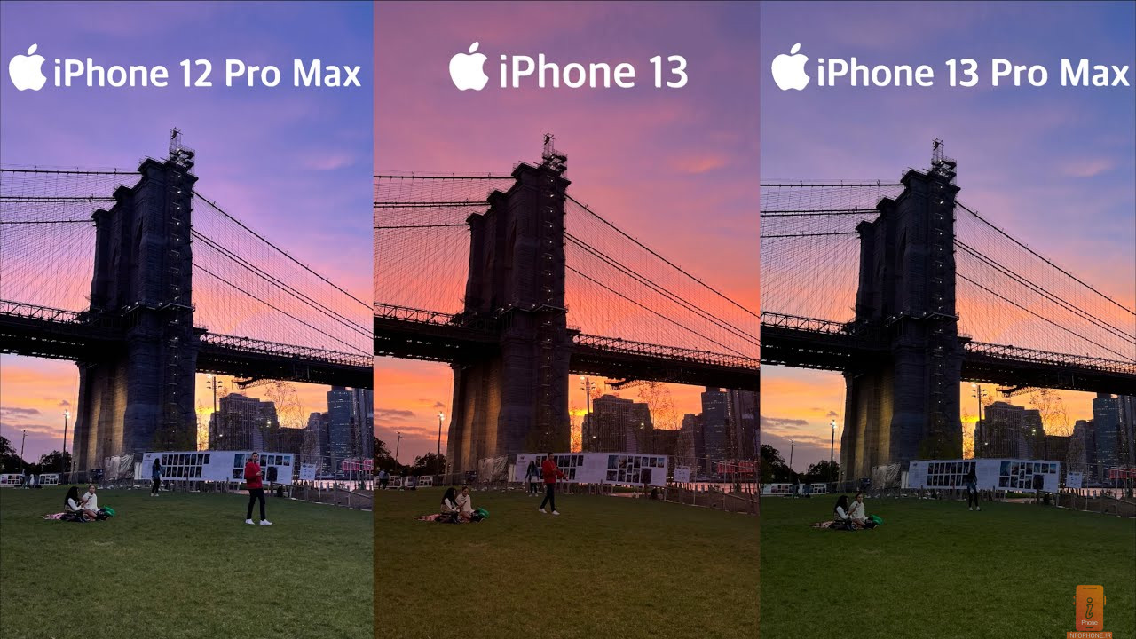 iphone 13 CH vs iphone 13 pro max مقایسه دوربین اصلی- اینفوفون